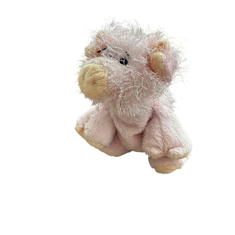 Webkinz Pink Pig Plush HM114 Ganz Stuffed Animal Shaggy Fur No Code